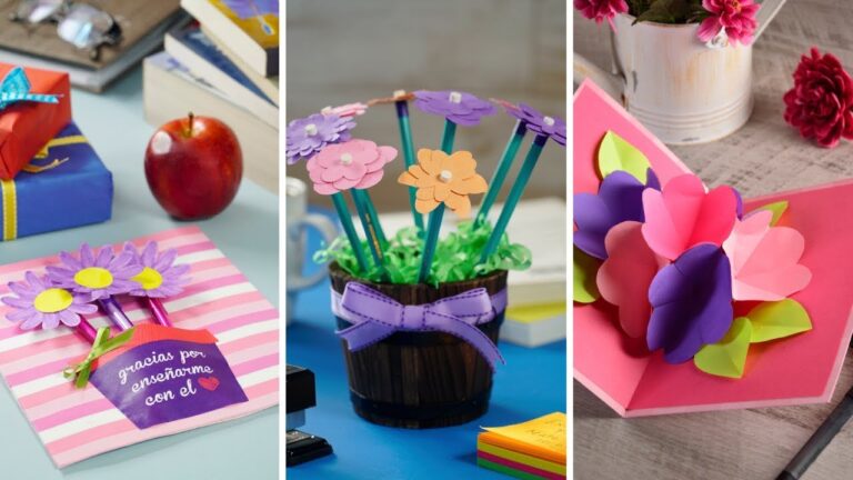 Encantadores regalos hechos a mano para profesores de guardería, ¡sorpréndelos con creatividad!